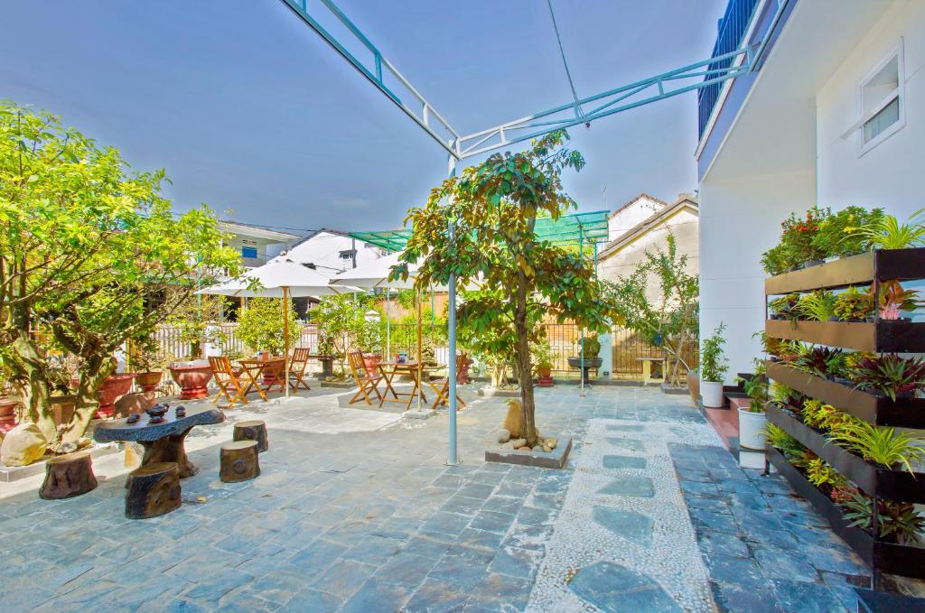 Zahrada ubytování Pebble Homestay