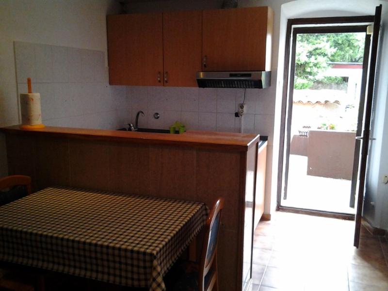 Kuchyň nebo kuchyňský kout v ubytování Apartment Mira