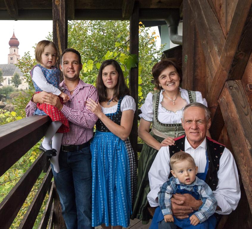 Rodina v ubytování Gasthof Tschötscherhof