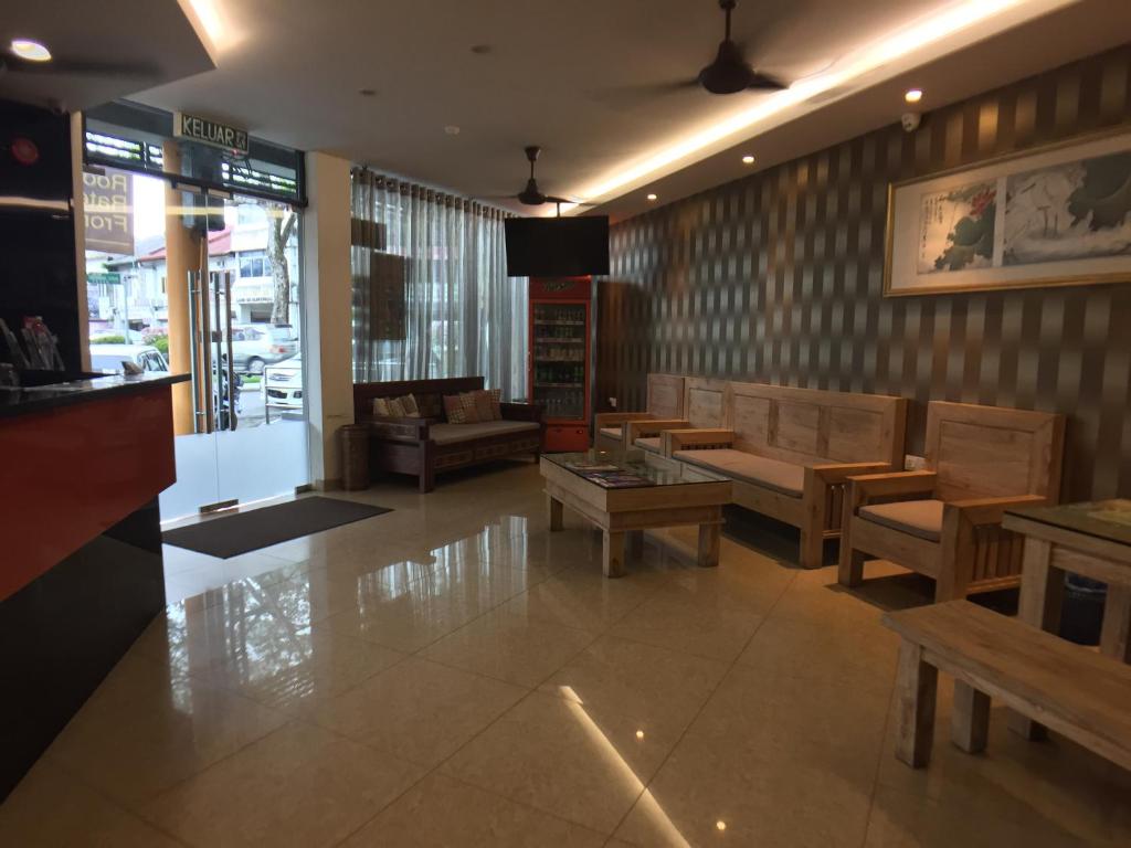 Posezení v ubytování Padungan Hotel