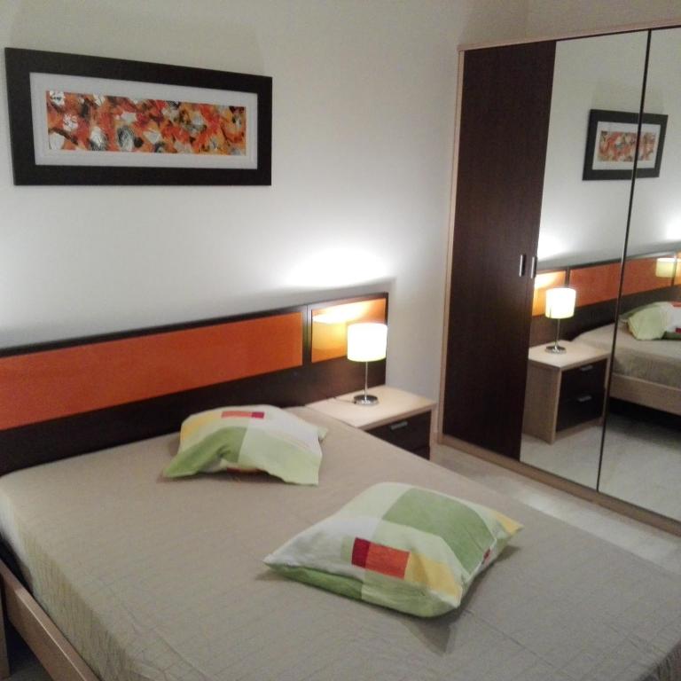 Postel nebo postele na pokoji v ubytování Faia Atlantico Apartment