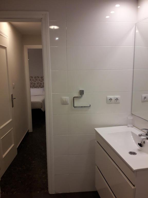 A bathroom at Apartamento valencia centro