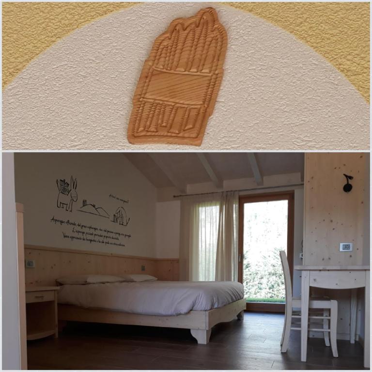 Posteľ alebo postele v izbe v ubytovaní Agriturismo L' Isola di Arturo