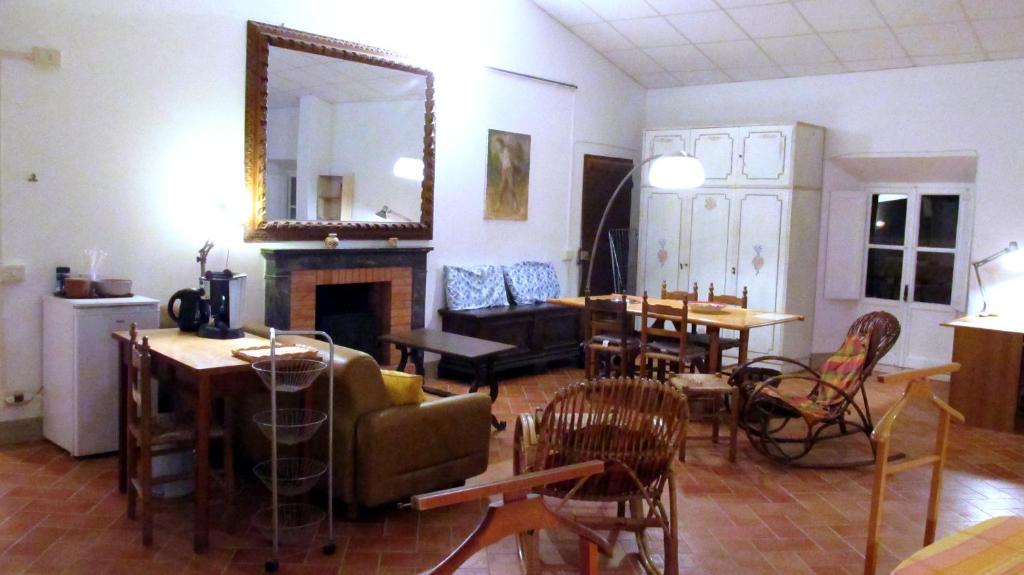 Posezení v ubytování Casa Cordati