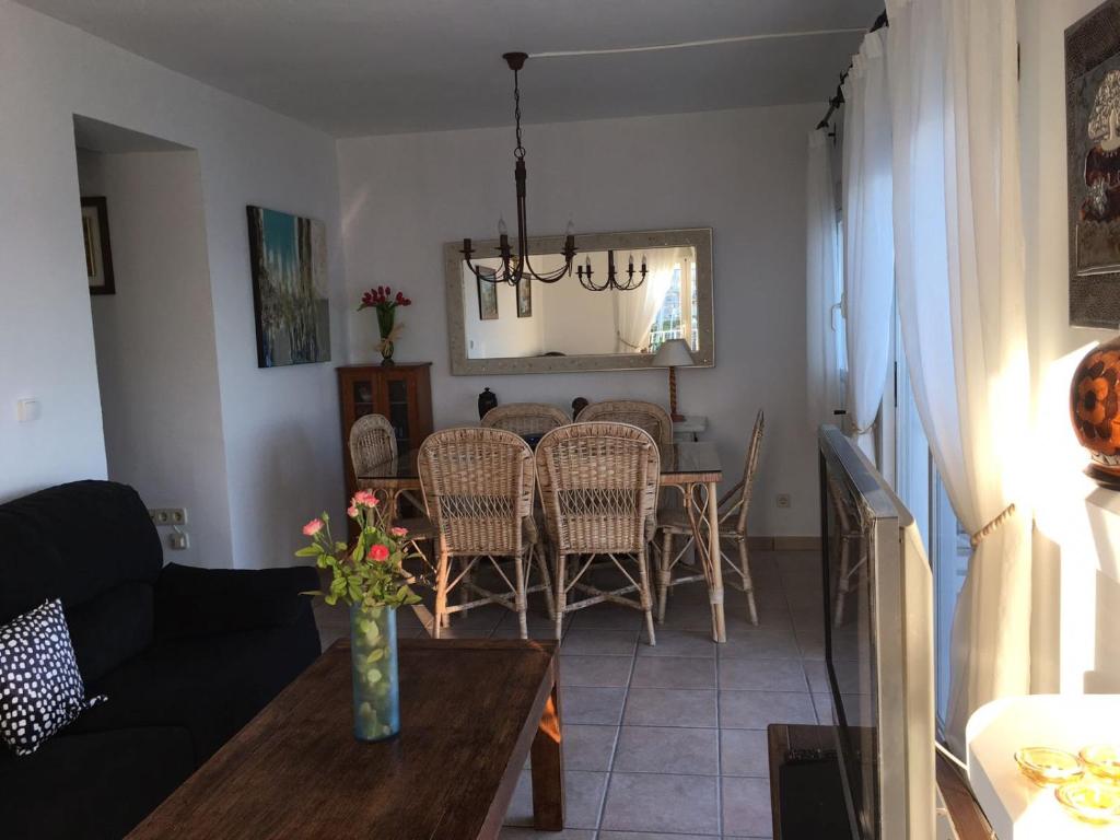 A seating area at Los Azules de Altea