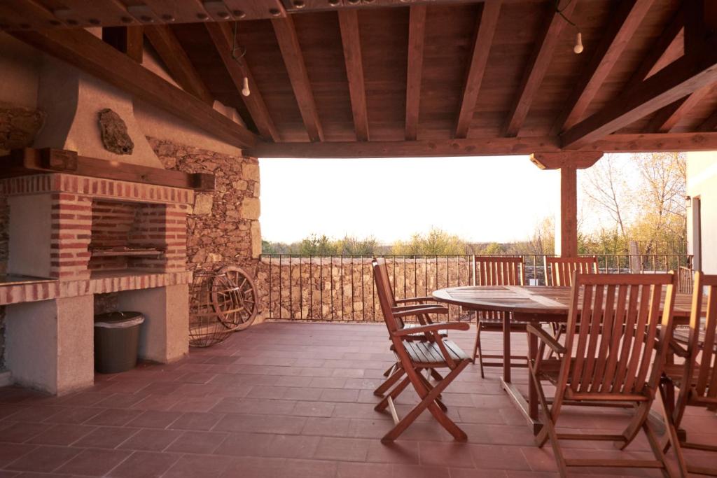 Balkón alebo terasa v ubytovaní Casa Rural Victoriano Pedraza