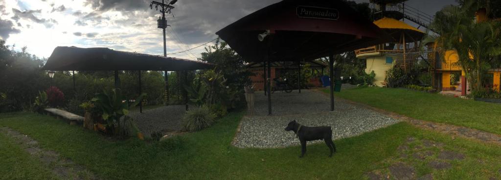 Κήπος έξω από το Finca Machangara