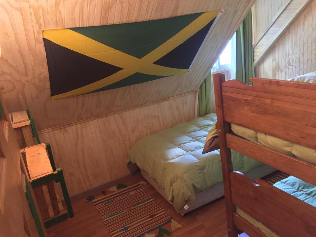 Krevet ili kreveti u jedinici u okviru objekta Duub Hostel