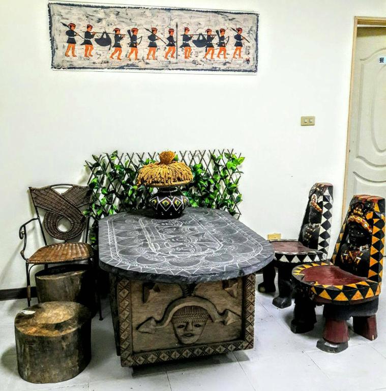Posezení v ubytování Hsianghua Guesthouse