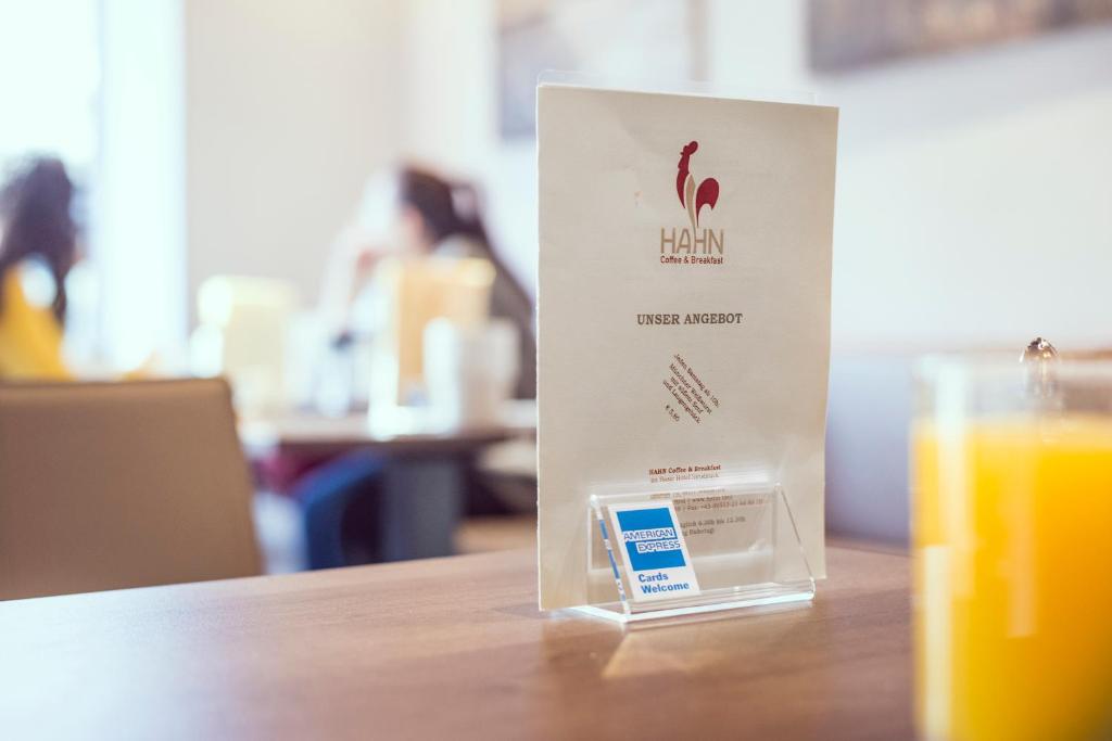 Certifikát, hodnocení, plakát nebo jiný dokument vystavený v ubytování Basic Hotel Innsbruck