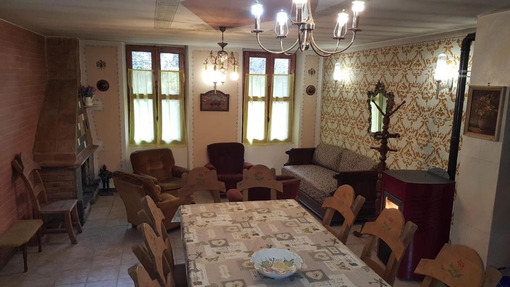 Posezení v ubytování Casa Vecia