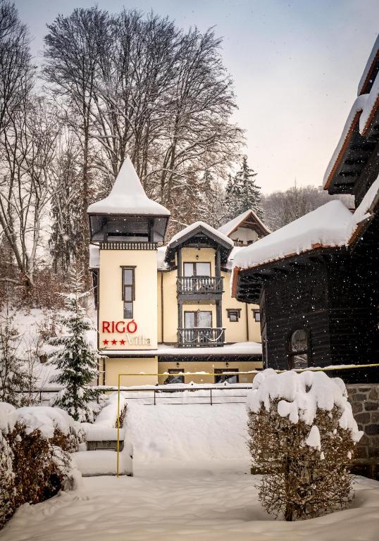 Vila Rigo Sovata v zimě