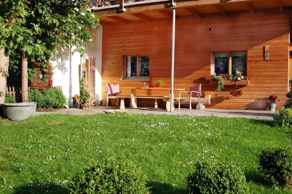Zahrada ubytování Appartements Christine