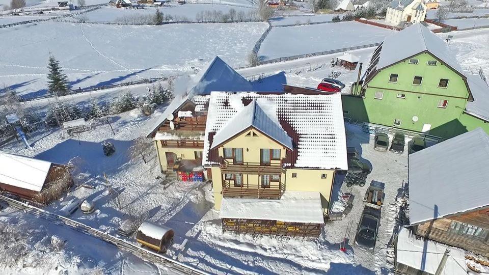 Pensiunea Popasul Iancului v zimě