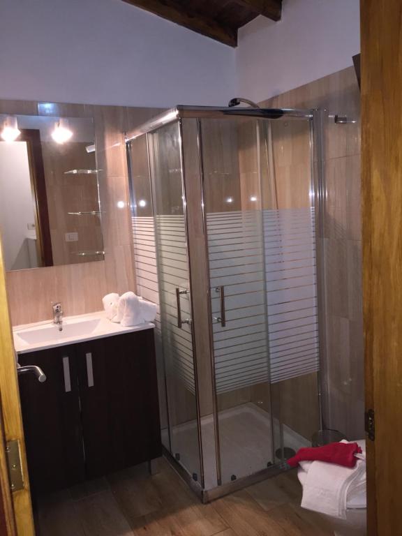 A bathroom at Finca Santa Catalina