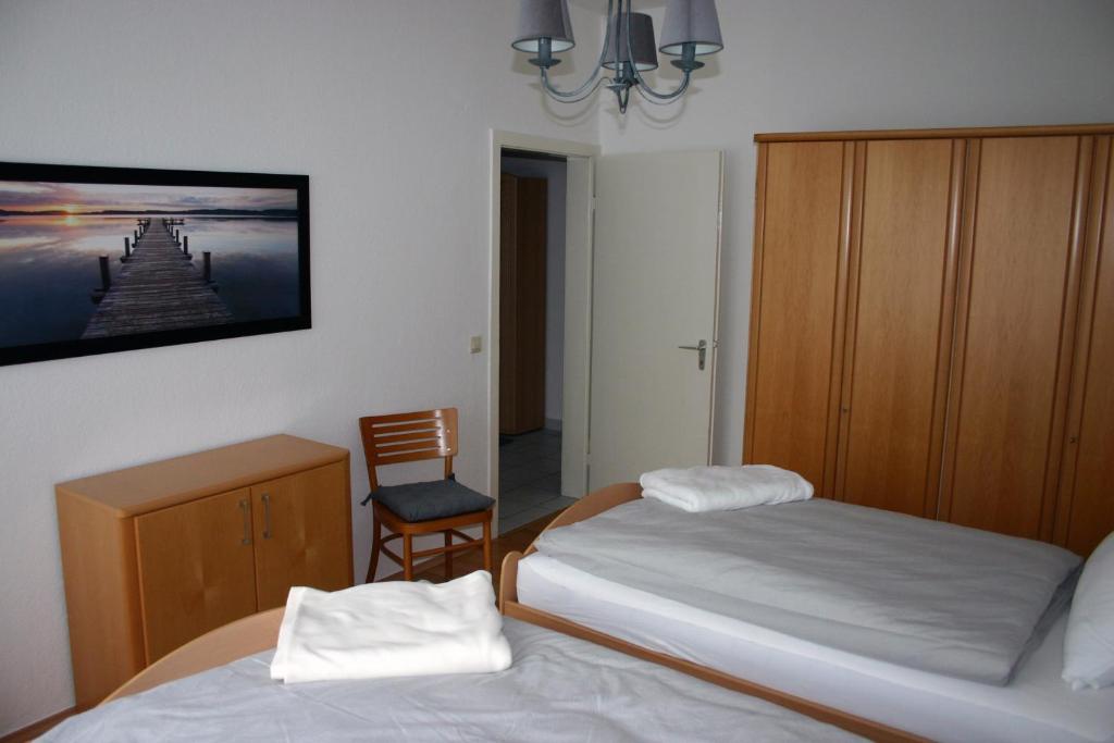 Postel nebo postele na pokoji v ubytování Atrium City