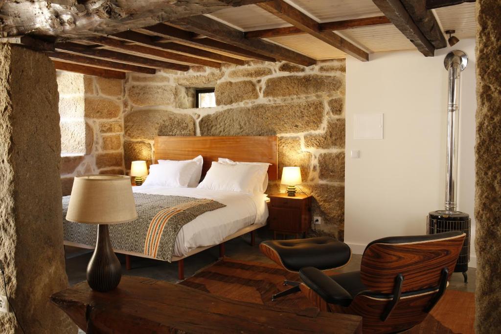 Posteľ alebo postele v izbe v ubytovaní Casa Estrela Loft