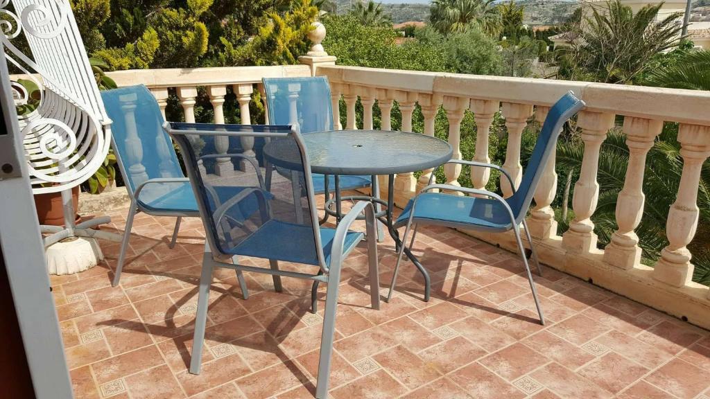 A balcony or terrace at Casa de los amigos