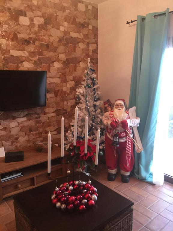 TV a/nebo společenská místnost v ubytování La Llave