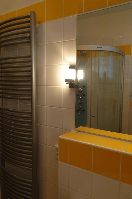 Koupelna v ubytování Apartman Brno Stred