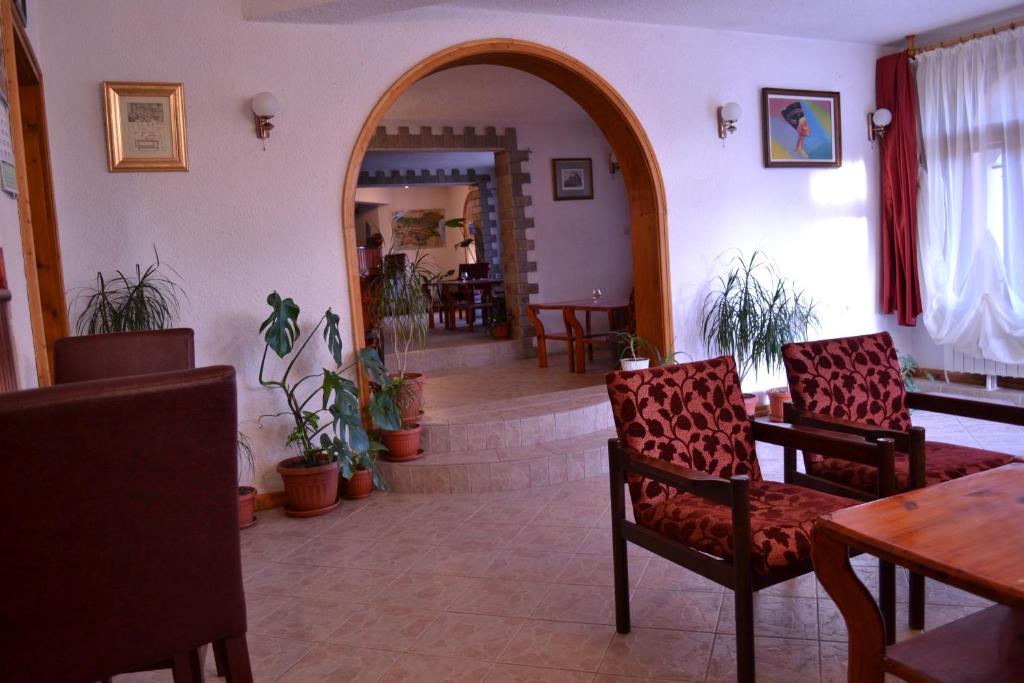 Posezení v ubytování Family Hotel Silver