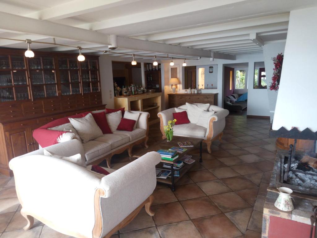 Posezení v ubytování Villa Laurina