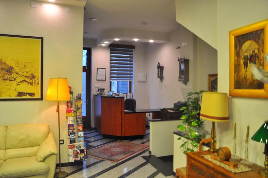Posezení v ubytování Hotel Noble