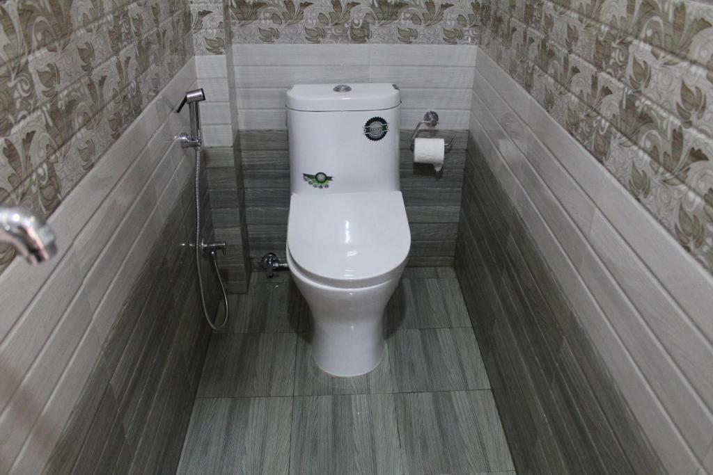 Koupelna v ubytování Khangsar Home