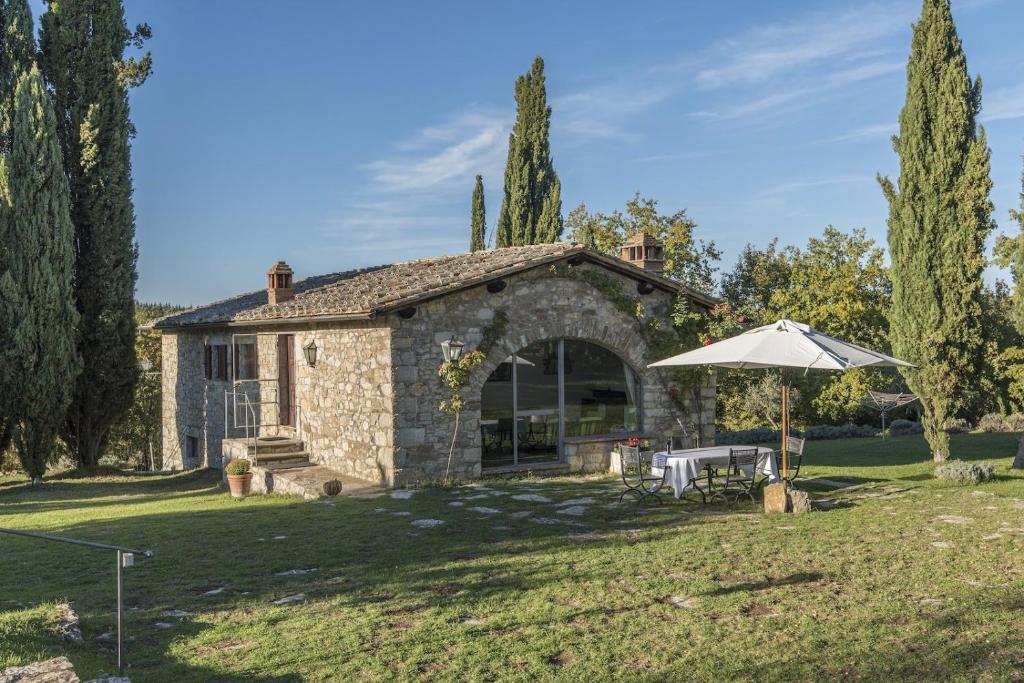 Vonkajšia záhrada v ubytovaní Podere Sagna