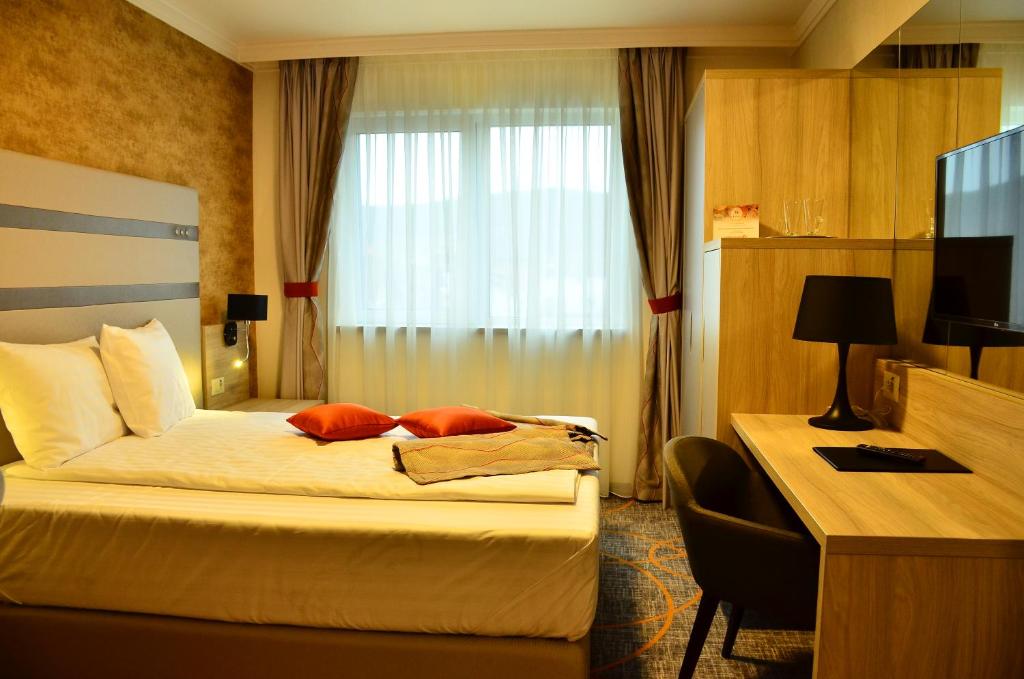 TV a/nebo společenská místnost v ubytování Hotel Baril