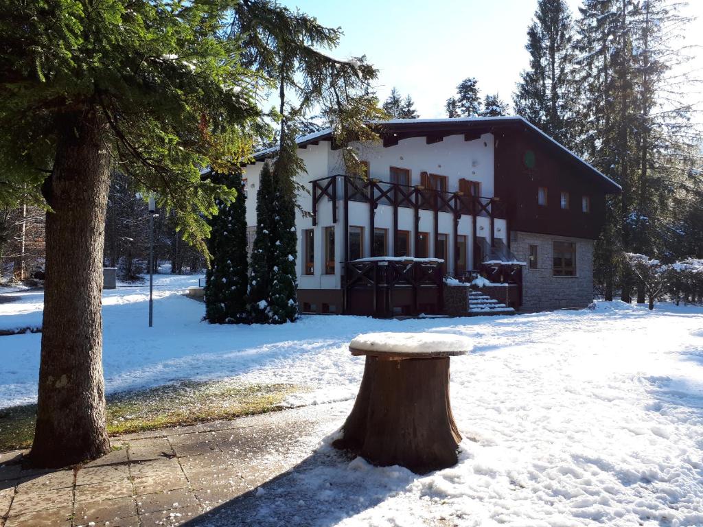 Hotel Rakov Skocjan v zimě
