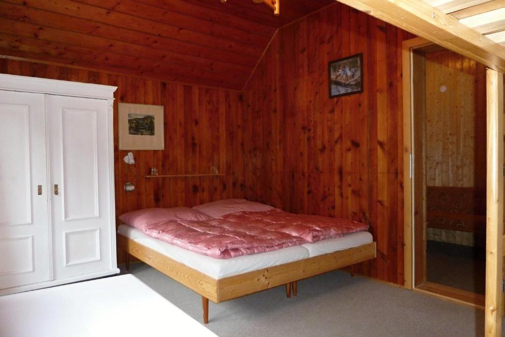 Postel nebo postele na pokoji v ubytování Pod Sněžníkem