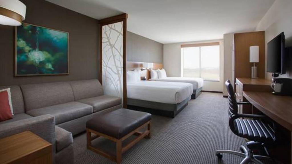 Hyatt Place DFW - Chambre Queen Avec Deux Lits Queen Et Canapé-lit - Plancher Haut