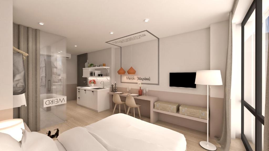 Posteľ alebo postele v izbe v ubytovaní Great Living Apartments