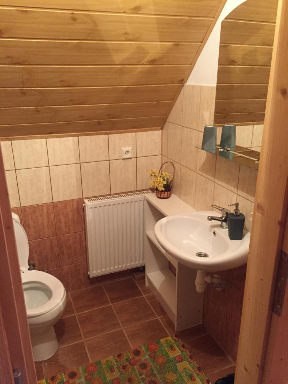 A bathroom at Privat Greta