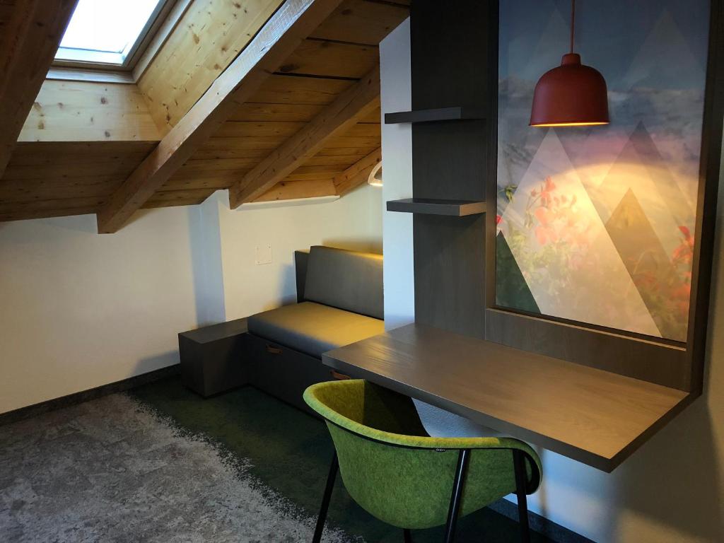 Posezení v ubytování Hotel Les Etagnes