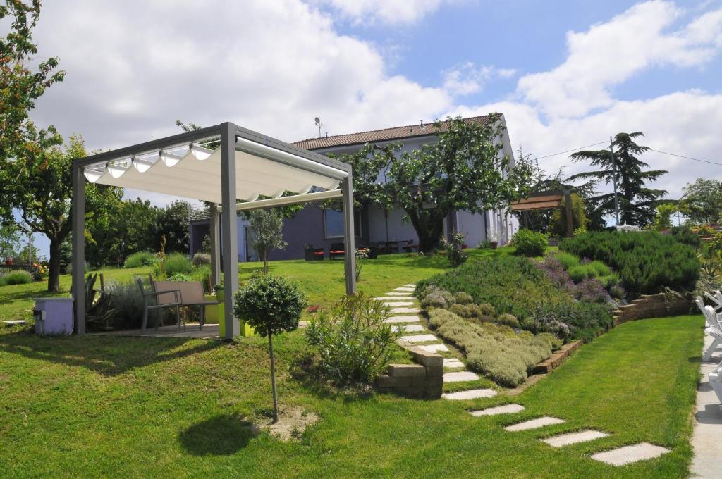 Zahrada ubytování Casa LuceSole