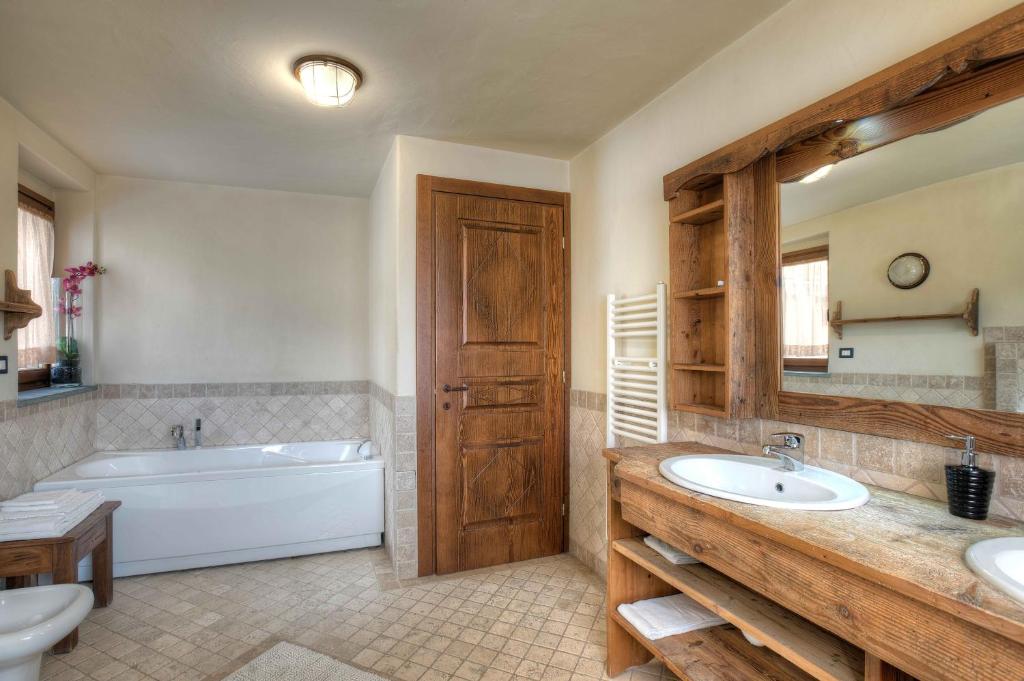 Koupelna v ubytování Hotel Meublé Mon Rêve