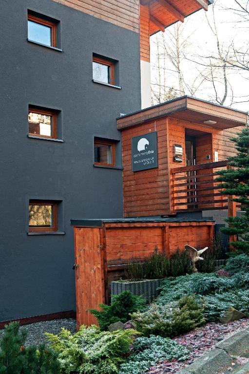 Budova, v ktorej sa apartmán nachádza