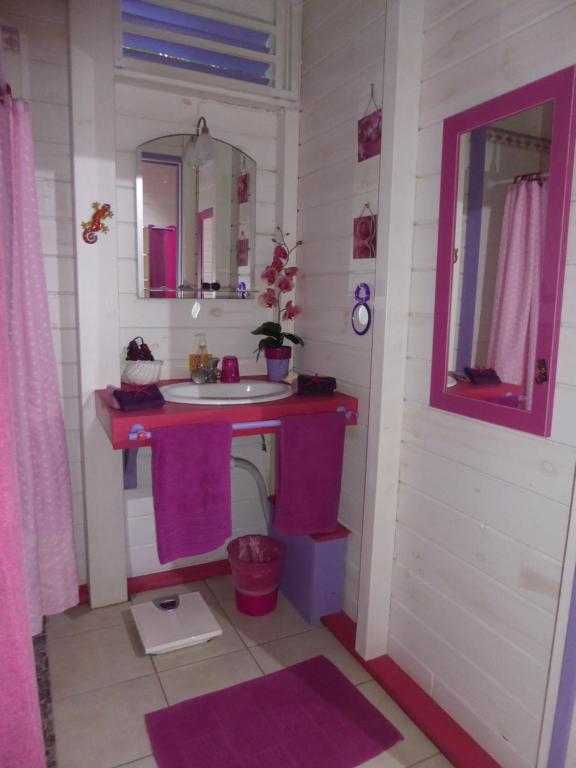 Koupelna v ubytování Coco Bungalows