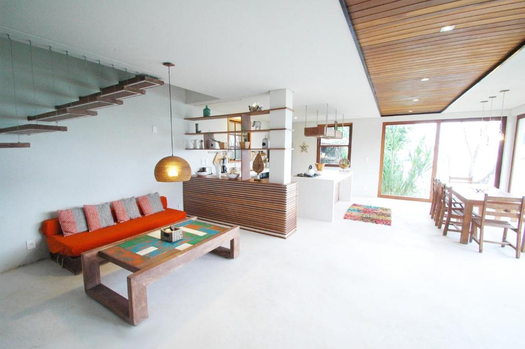 Posezení v ubytování Casa con increible vista
