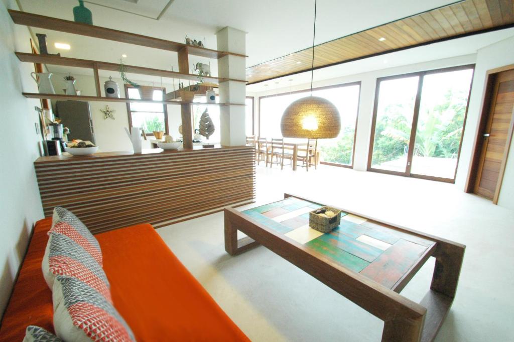 Posezení v ubytování Casa con increible vista