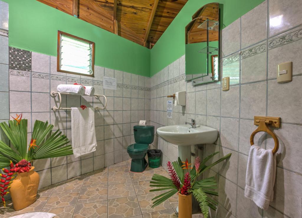 Koupelna v ubytování Hotel La Diosa
