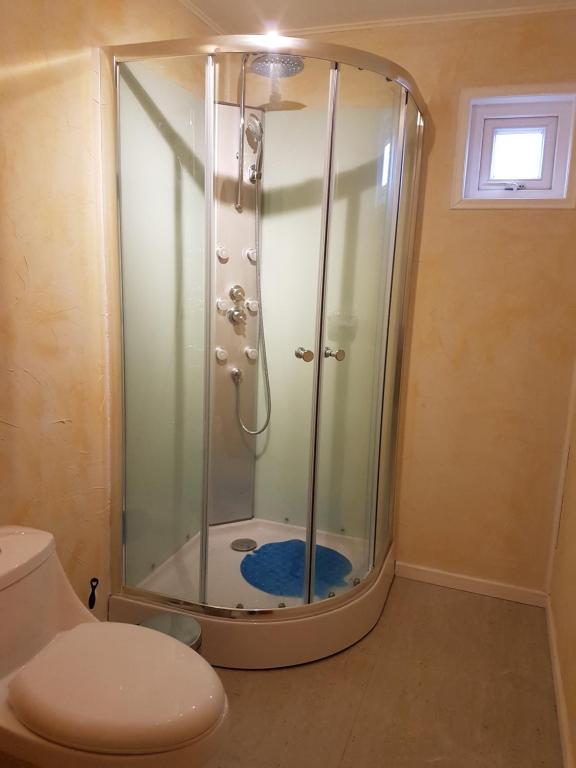 Koupelna v ubytování Cabanas los picaflores