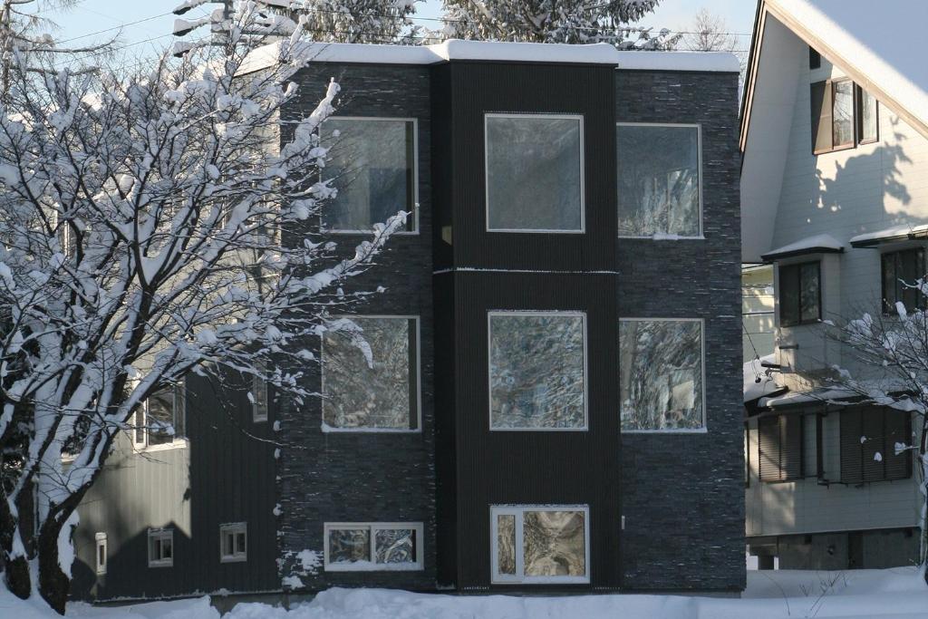 Echoland Apartments om vinteren