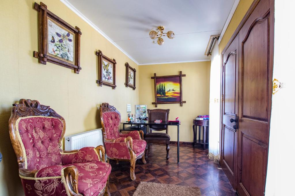 Posezení v ubytování Apartamentos Entre Fronteras