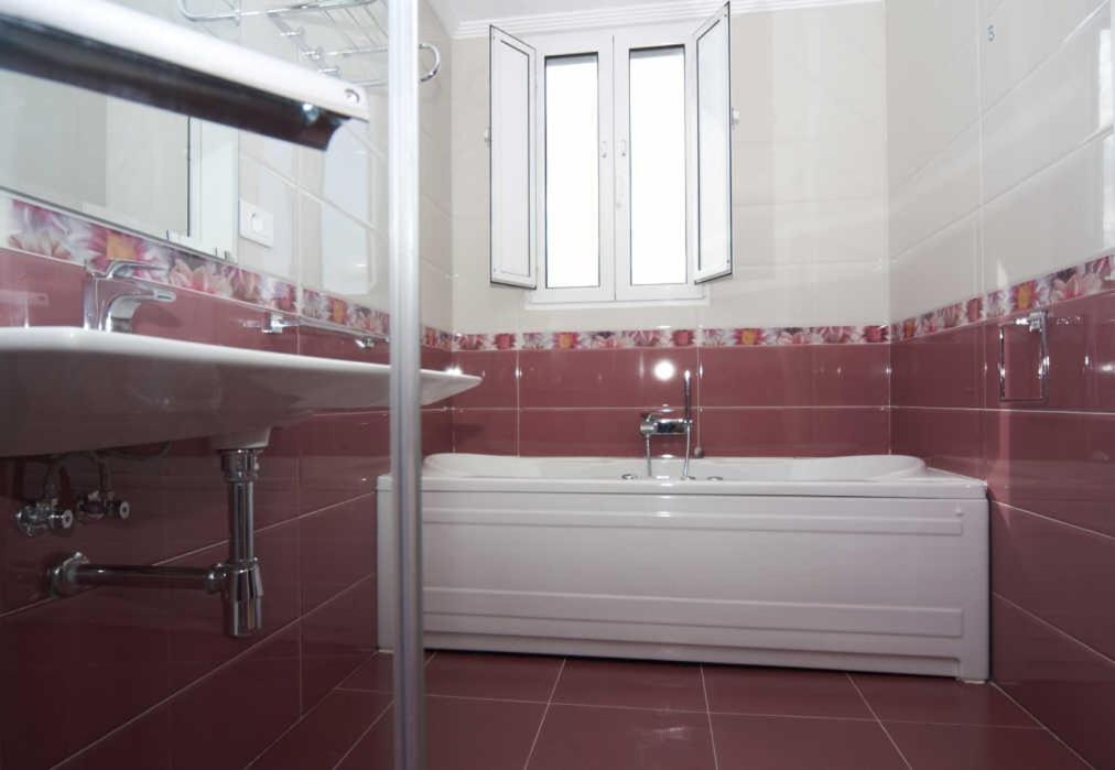 Kúpeľňa v ubytovaní Hospedería el Puerto