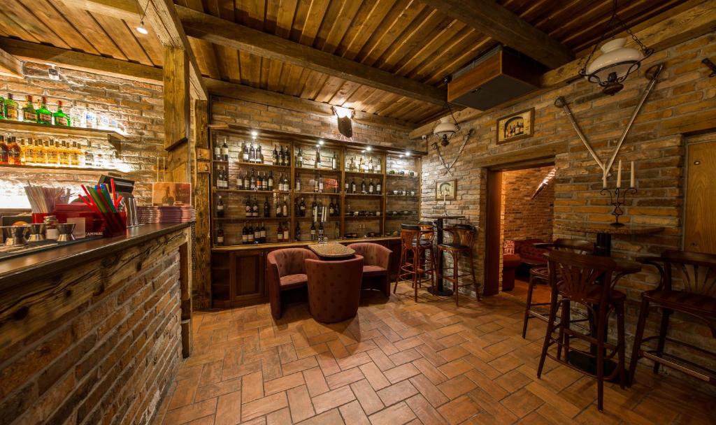 Lounge nebo bar v ubytování Ski & Wellness Residence Družba