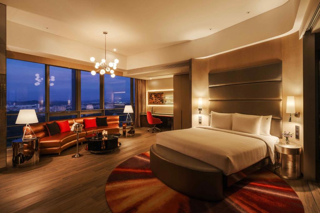 Posezení v ubytování Hard Rock Hotel Shenzhen