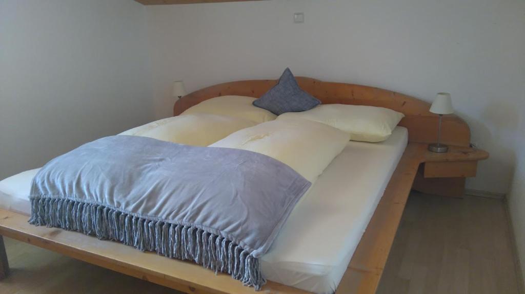 Postel nebo postele na pokoji v ubytování Haus Anna Lena